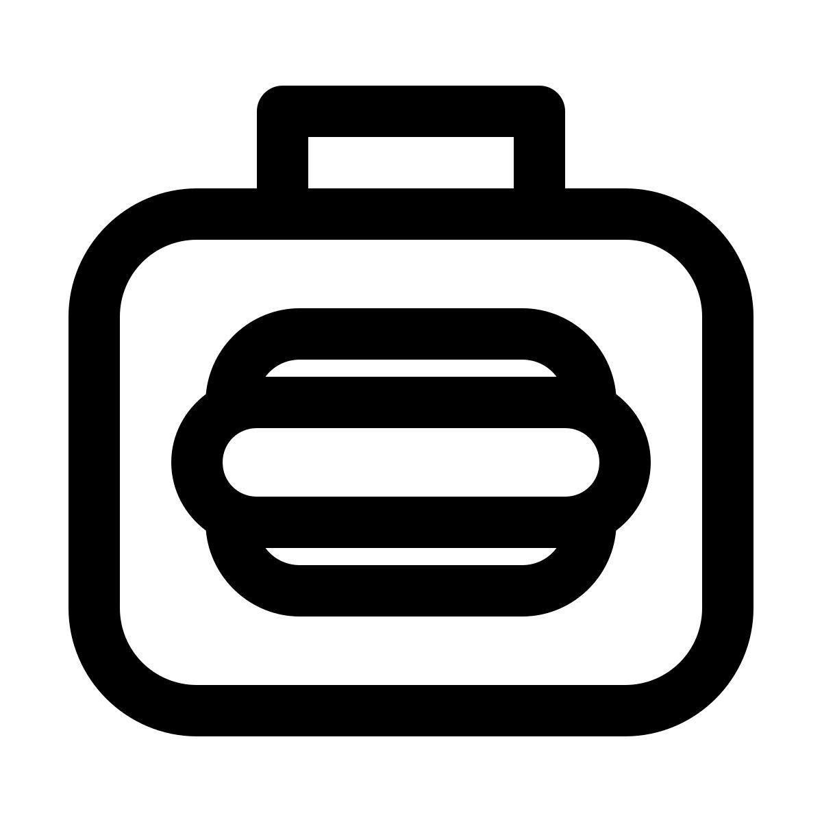 windows 11 outline style 便当盒 icon