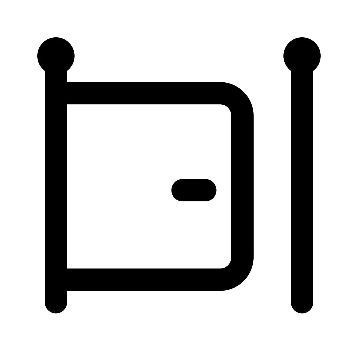 windows 11 outline style 主门打开 icon