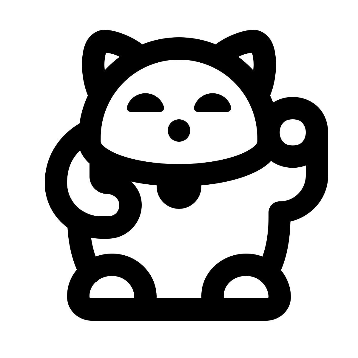 windows 11 outline style maneki icon