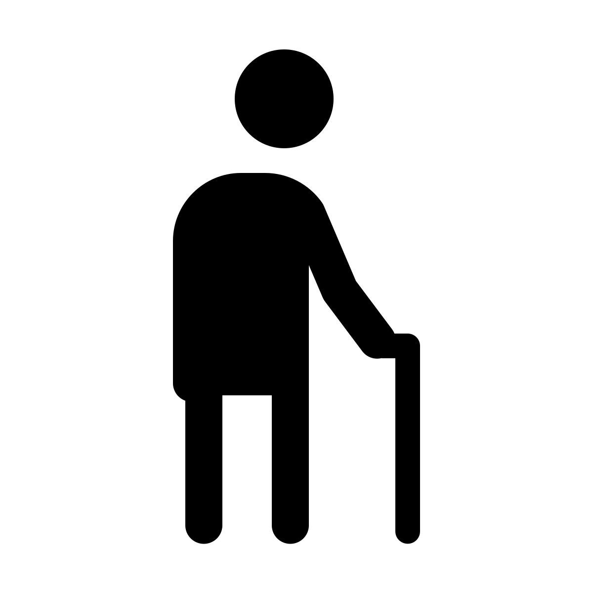 windows 11 outline style 남성 연령 그룹 (6) icon