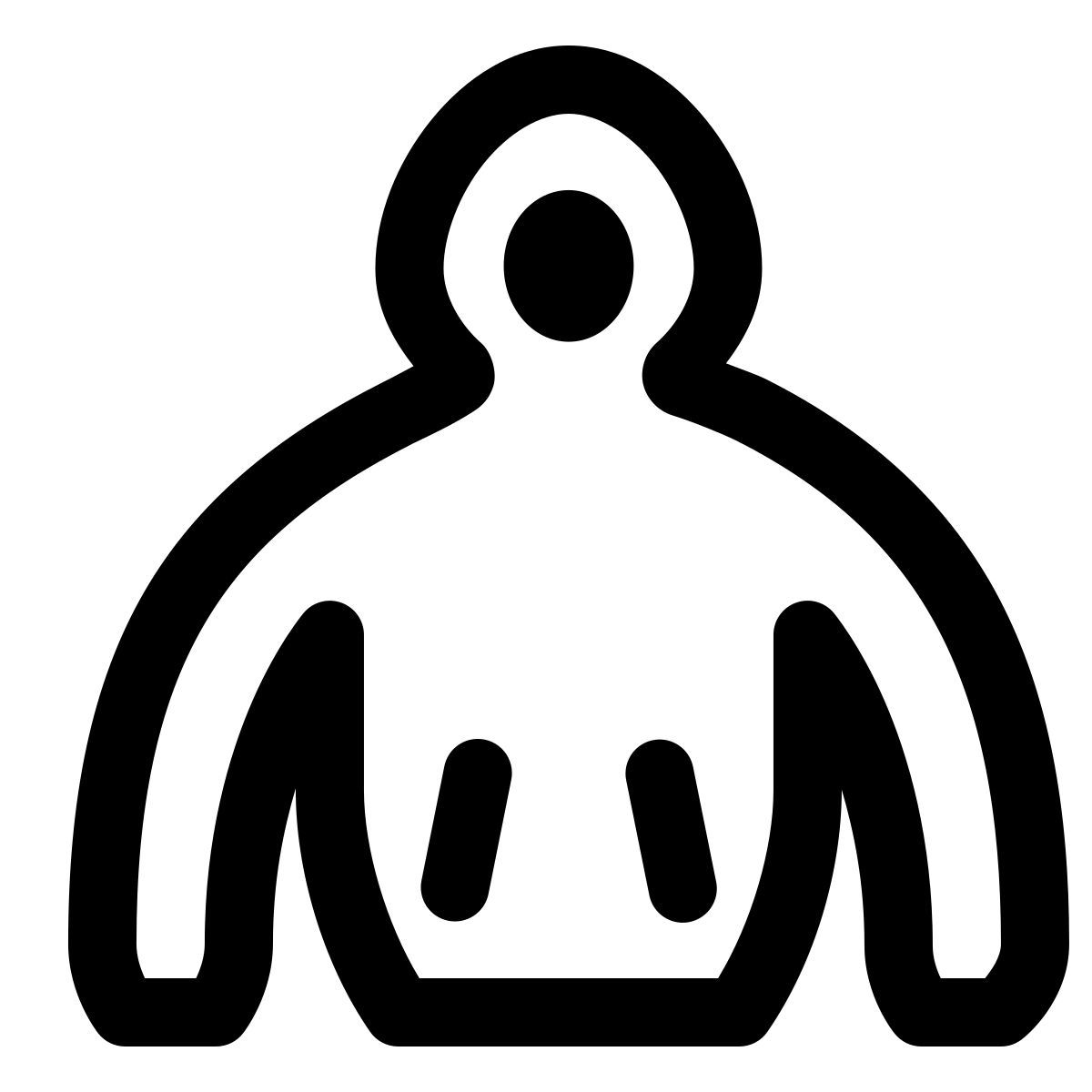 windows 11 outline style felpa con cappuccio da uomo icon