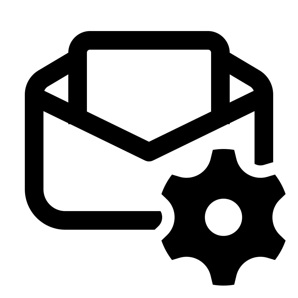 windows 11 outline style configurações de mensagem icon