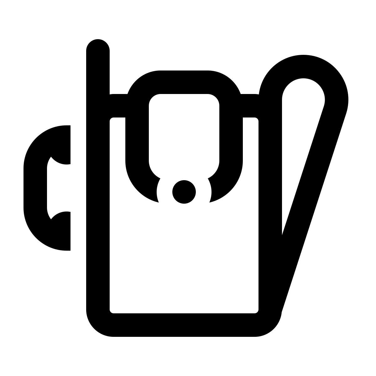 windows 11 outline style radio mochila militar icon