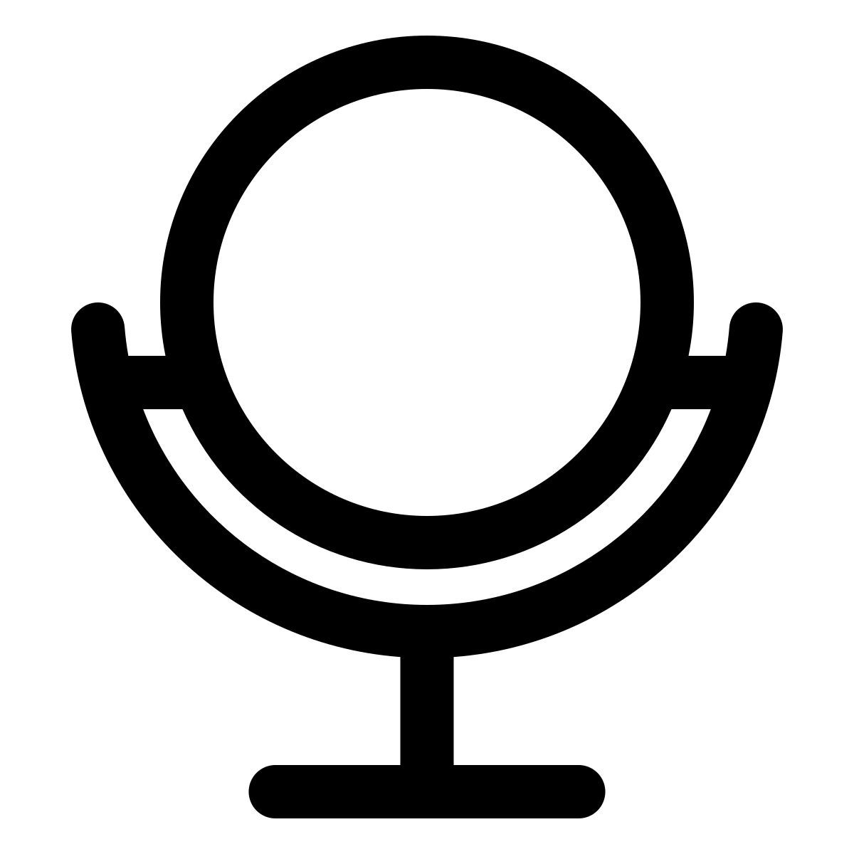 windows 11 outline style mirror icon