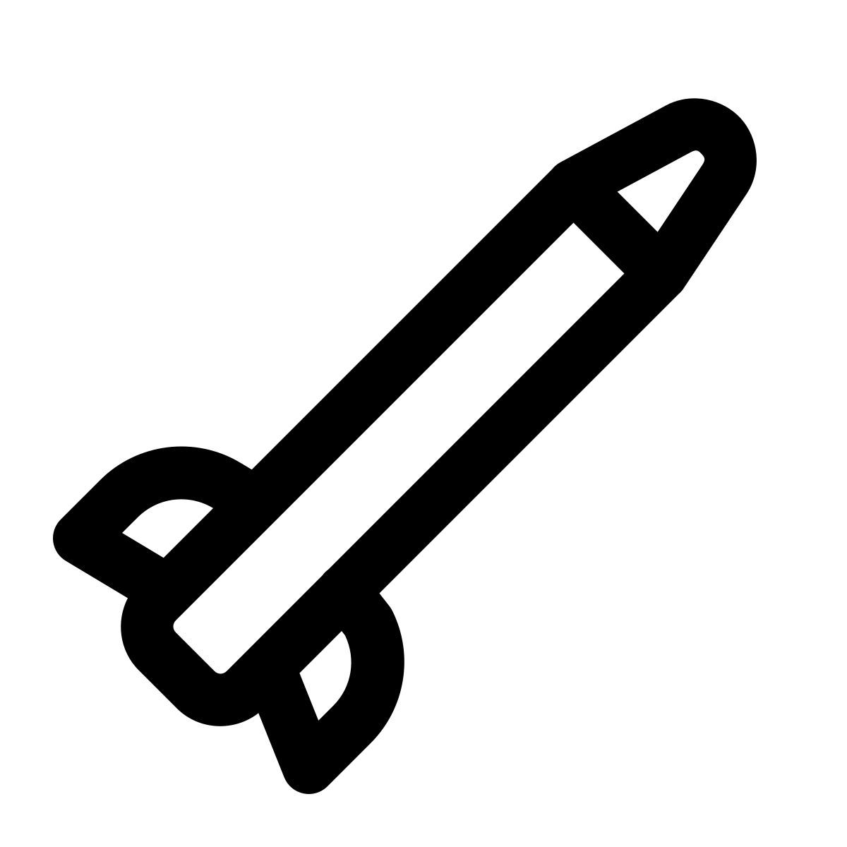 windows 11 outline style rakete icon