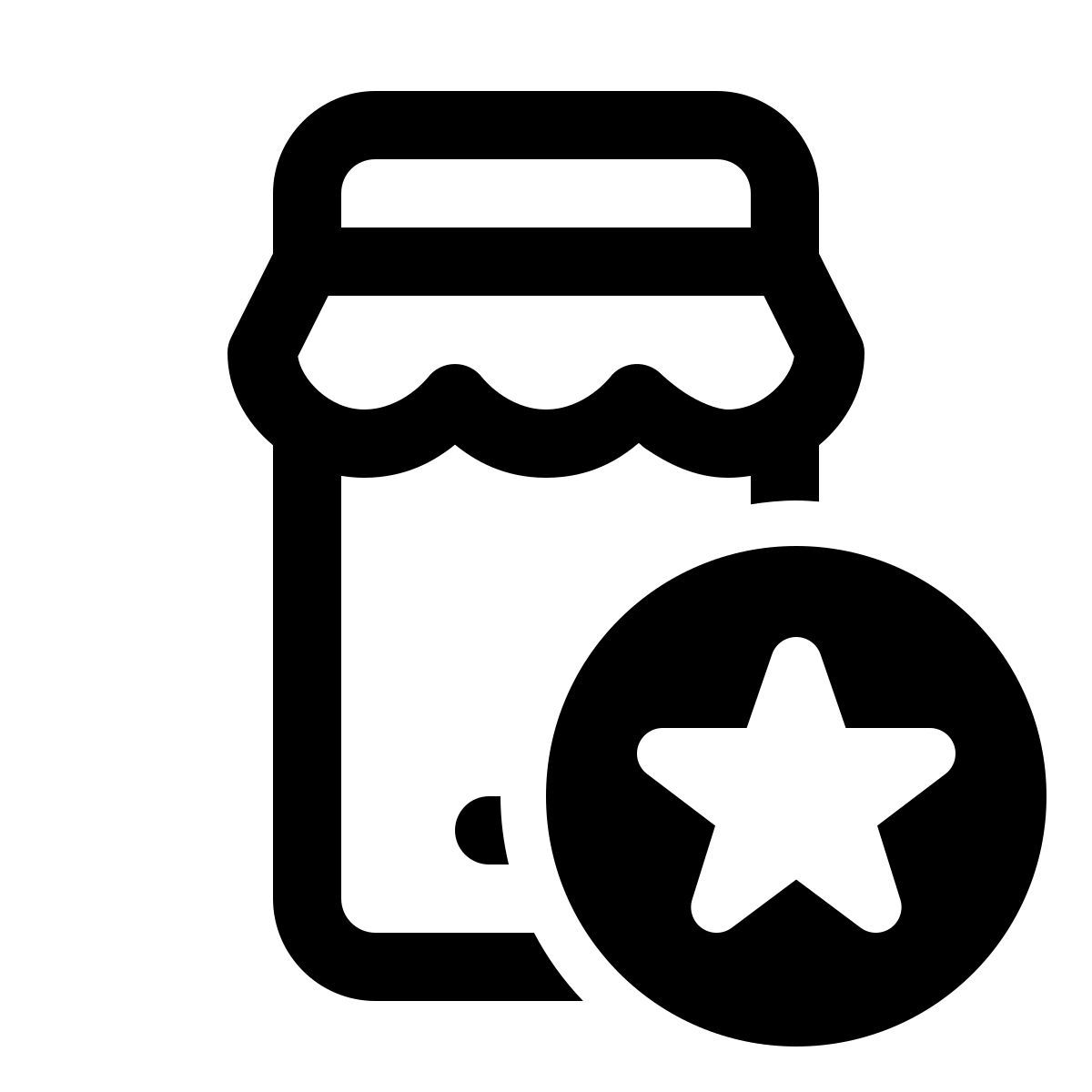 windows 11 outline style favourite mobile shop icon