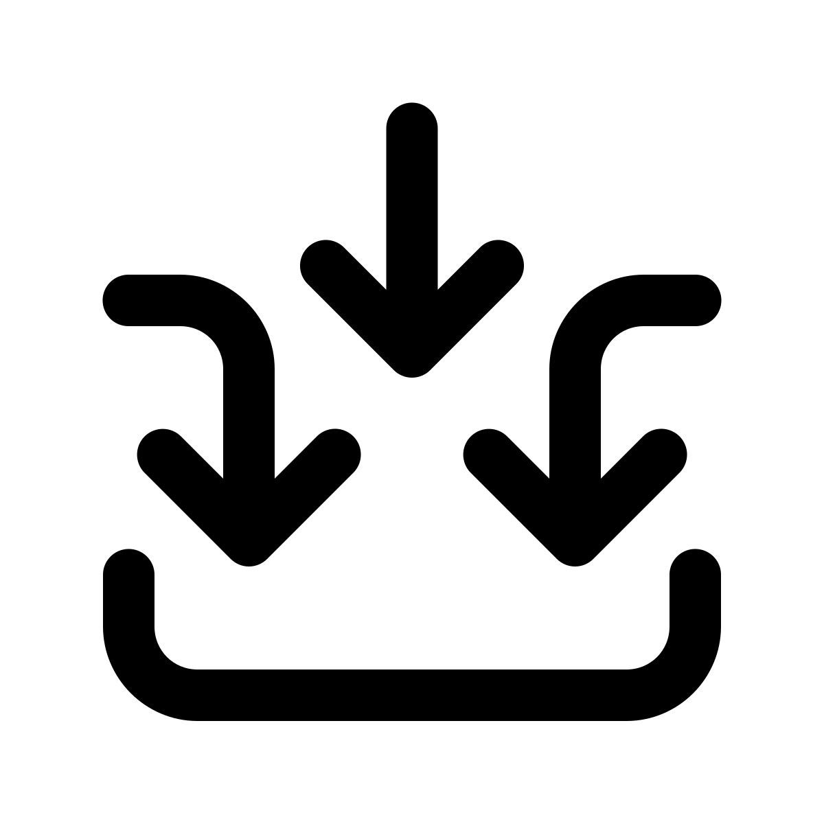 windows 11 outline style 다중 입력 icon