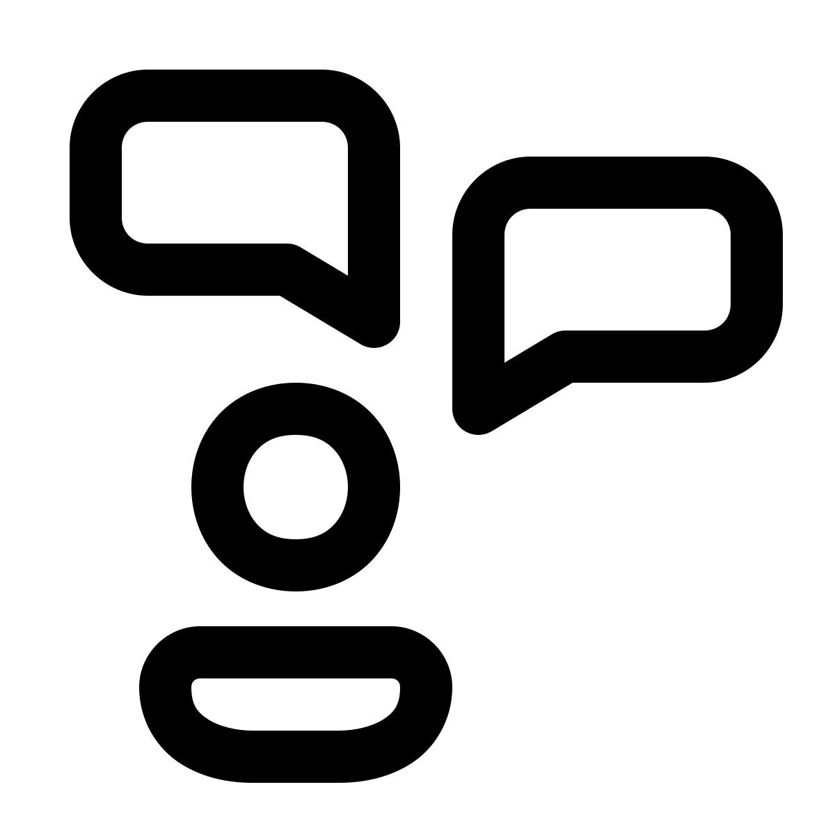 windows 11 outline style 多个消息 icon