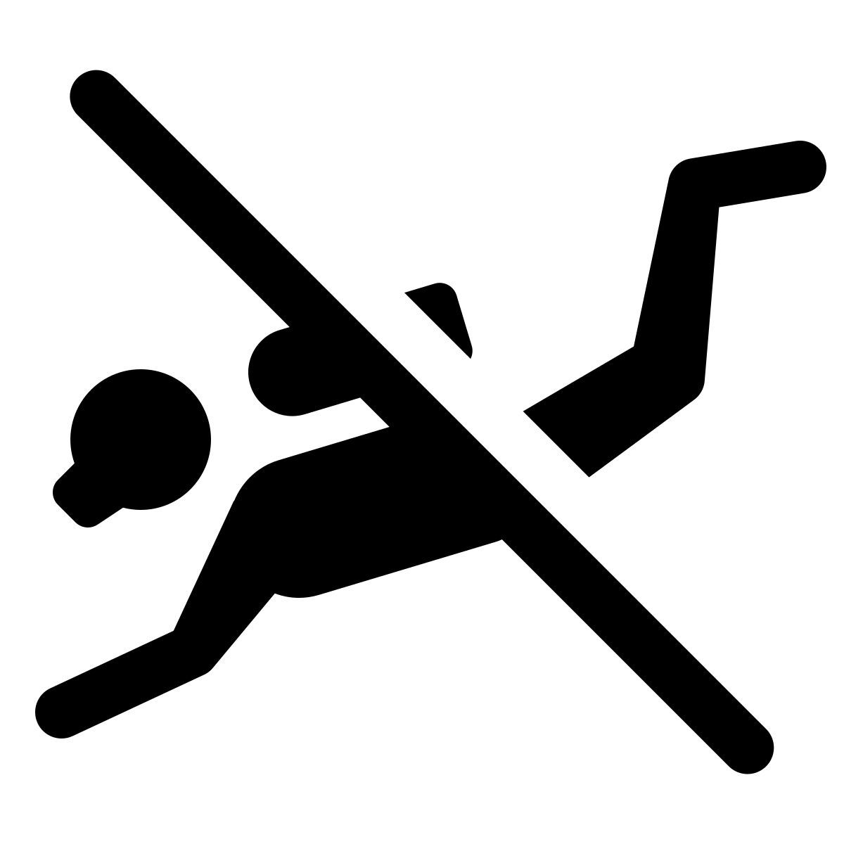 windows 11 outline style plongée sous marine interdite icon