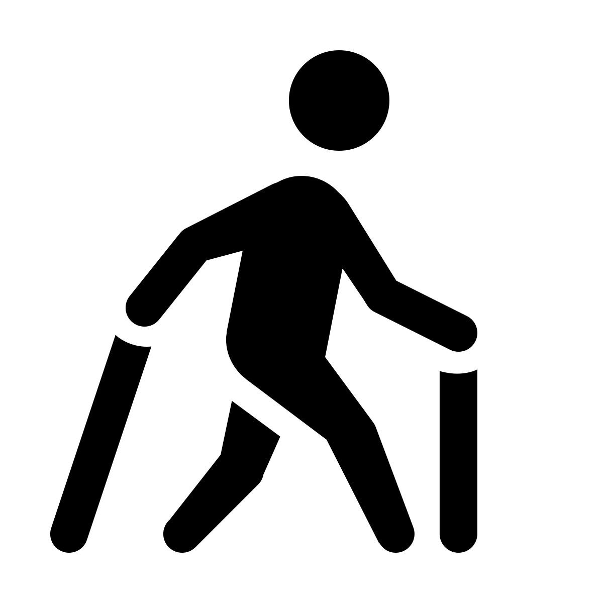 windows 11 outline style 北欧式健走 icon