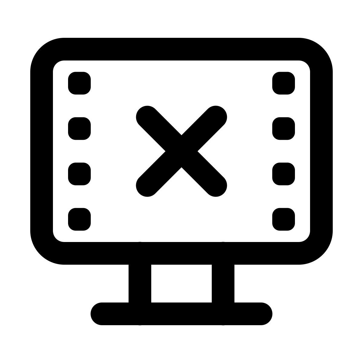 windows 11 outline style no mostrar fotogramas icon