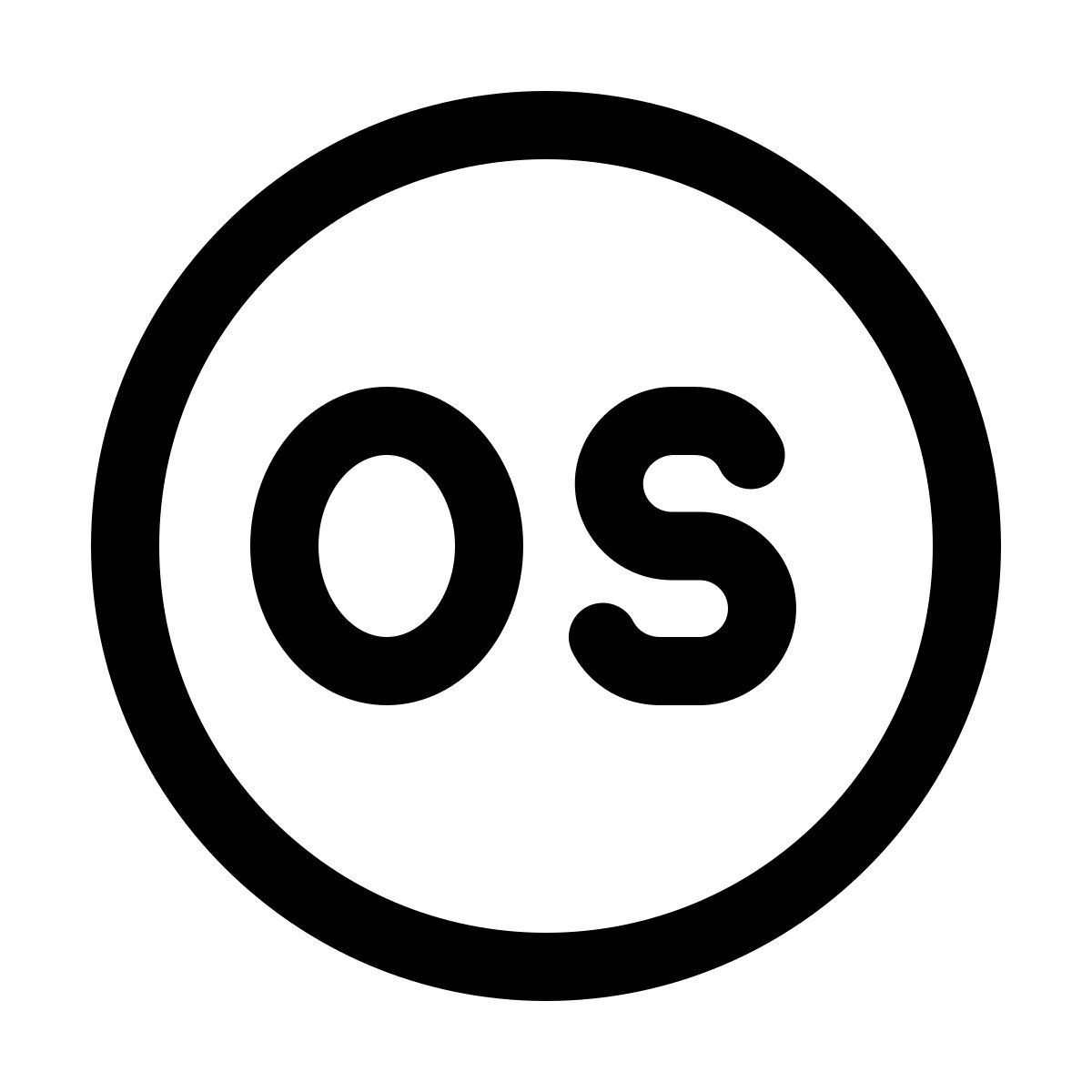 windows 11 outline style 操作系统 icon