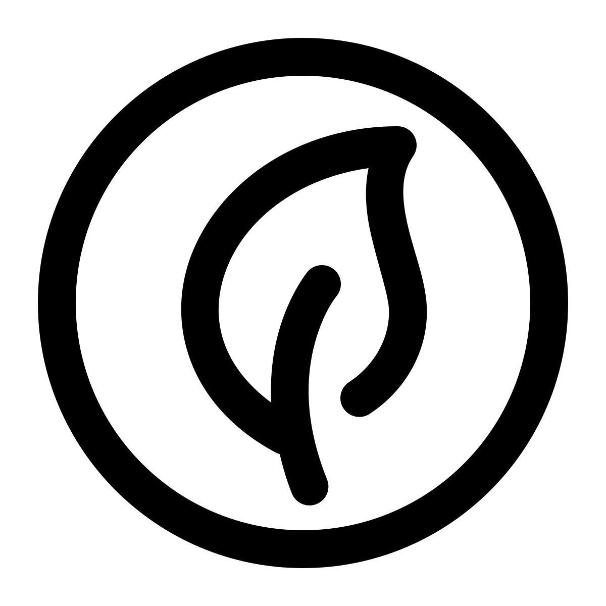 windows 11 outline style 有机食品 icon