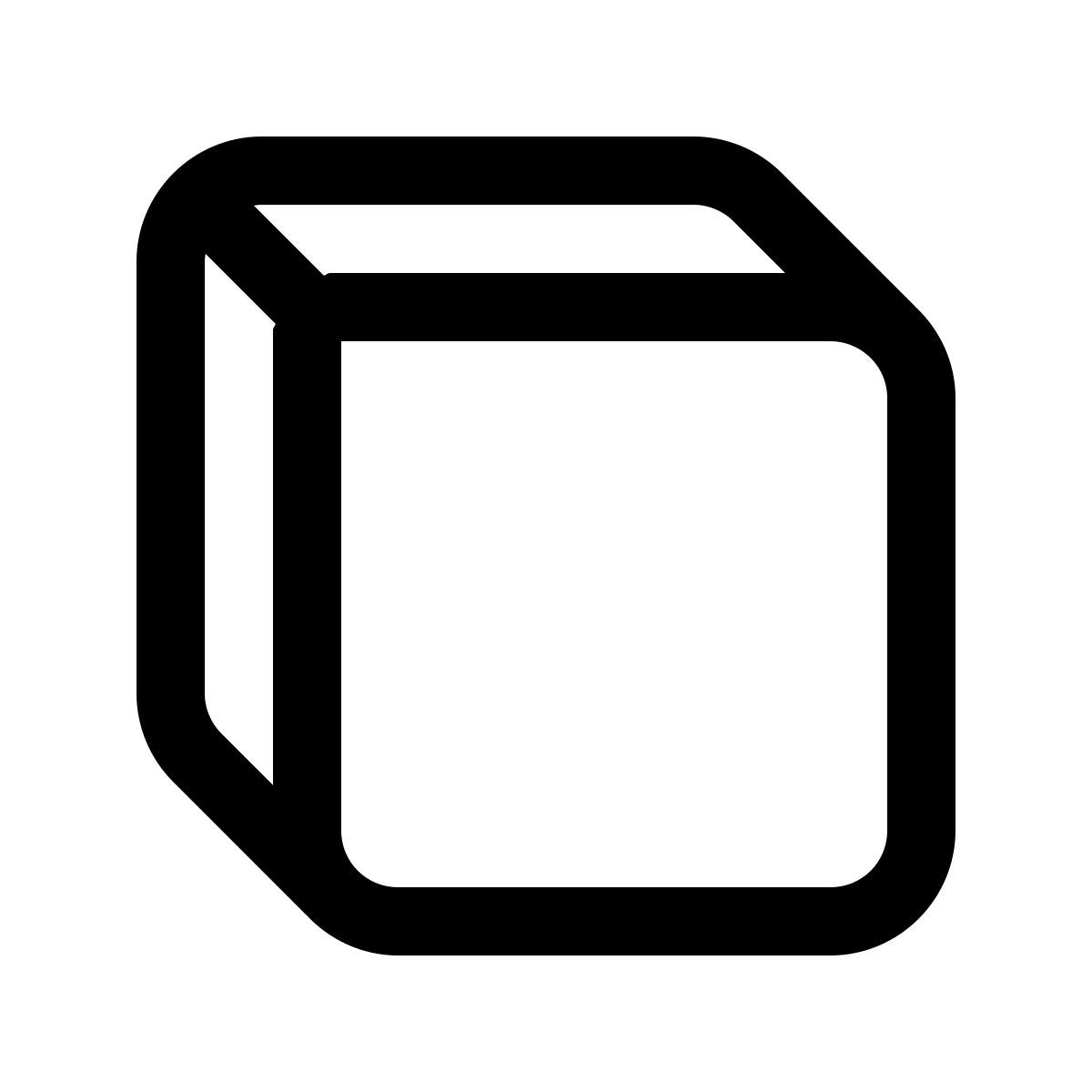 windows 11 outline style vista ortogonale icon