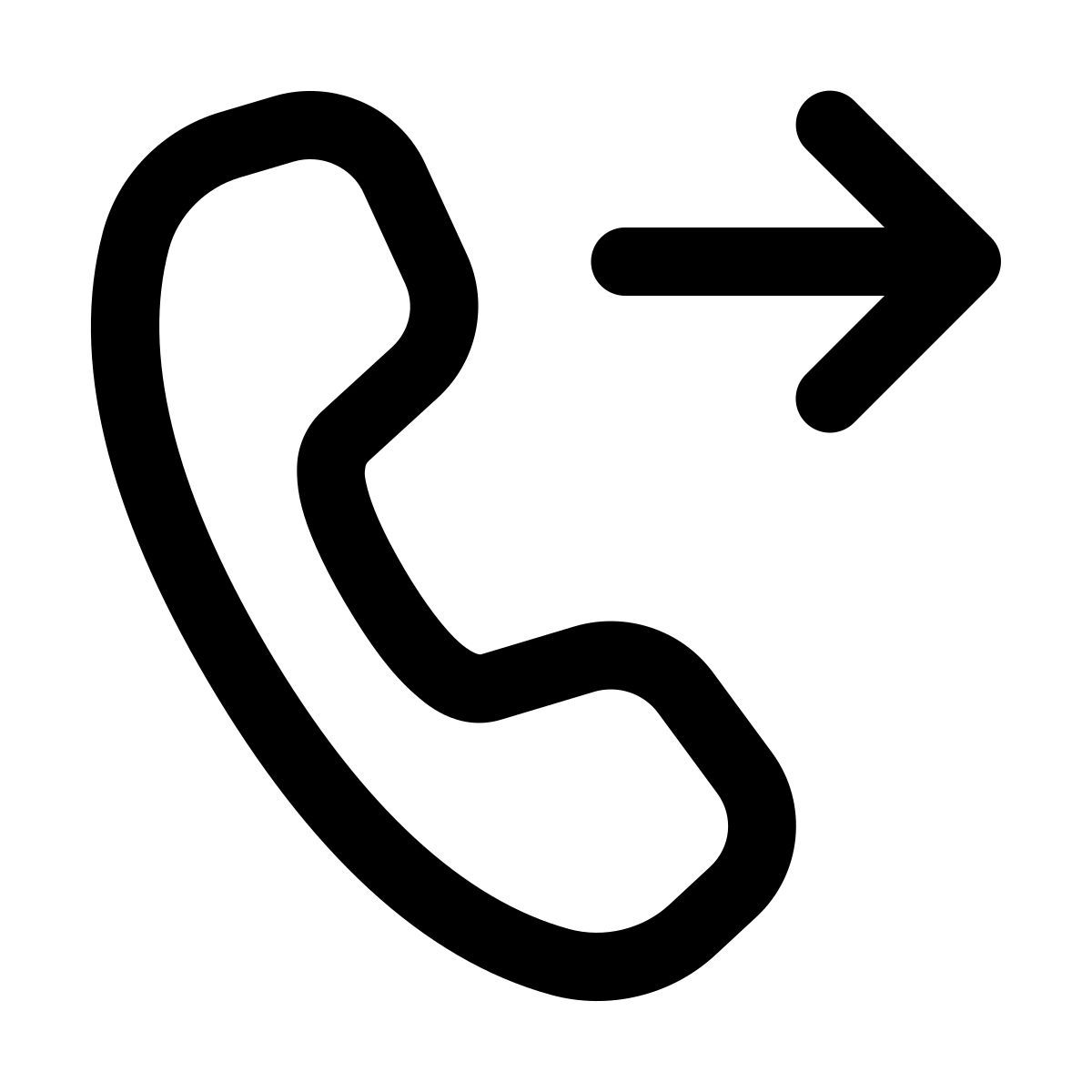 windows 11 outline style ausgehender anruf icon