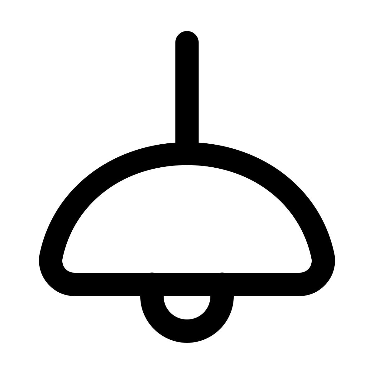 windows 11 outline style pendelleuchte icon