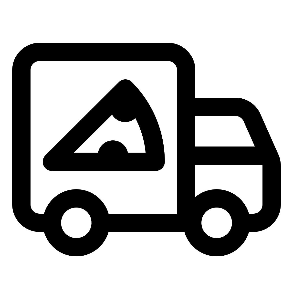 windows 11 outline style 披萨递送 icon