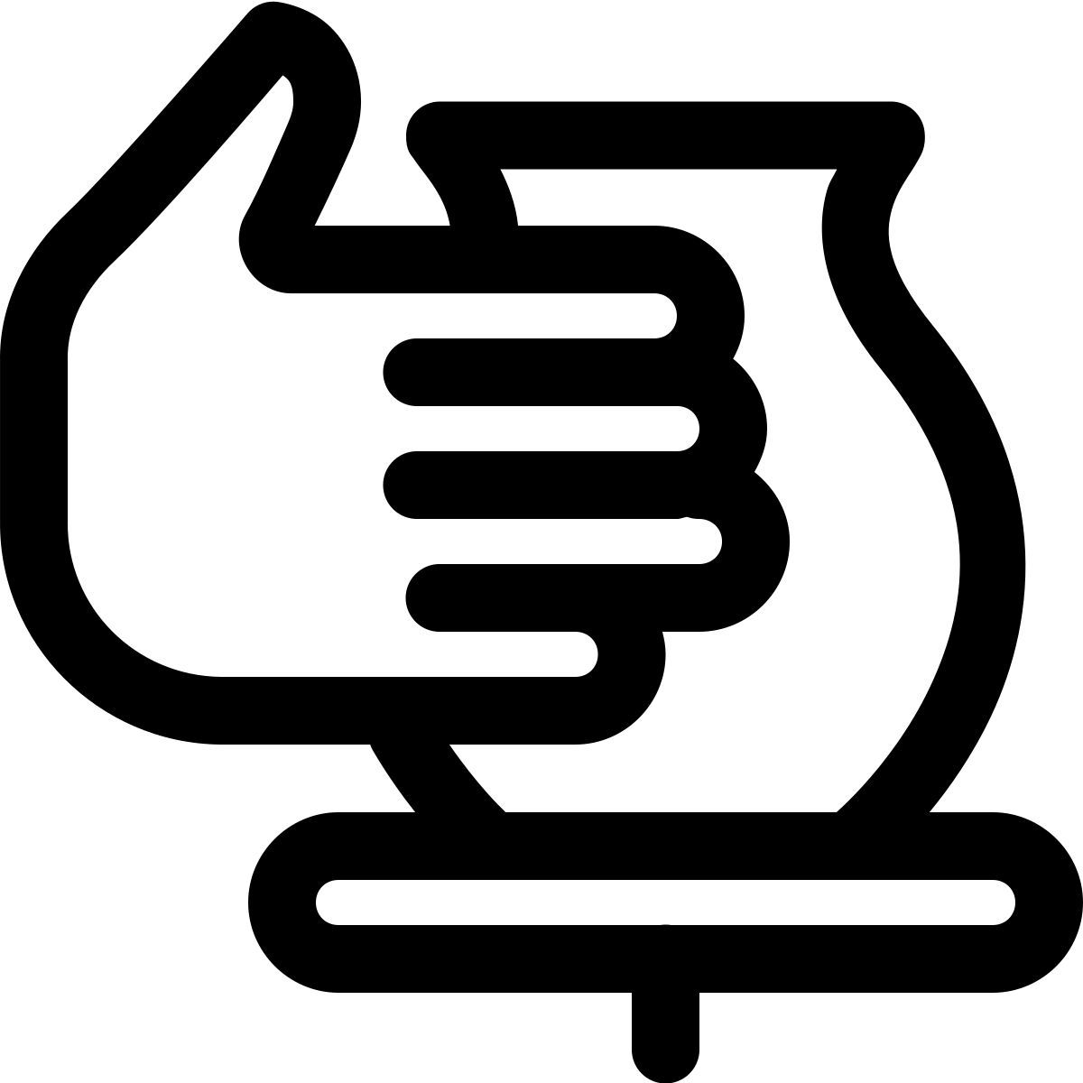 windows 11 outline style töpferwerkstatt icon