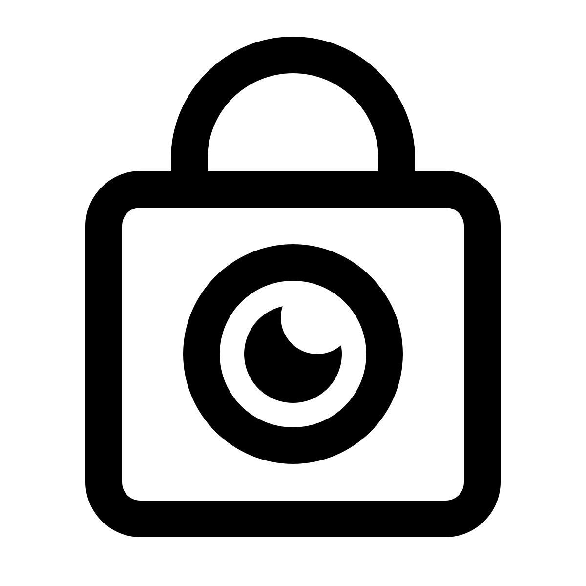 windows 11 outline style datenschutz icon