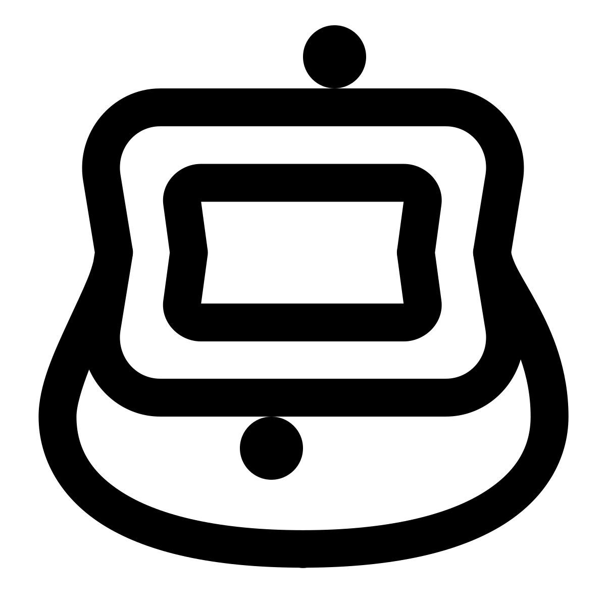 windows 11 outline style 钱包内饰 icon