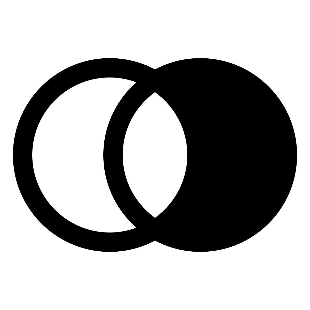 windows 11 outline style query outer join right icon