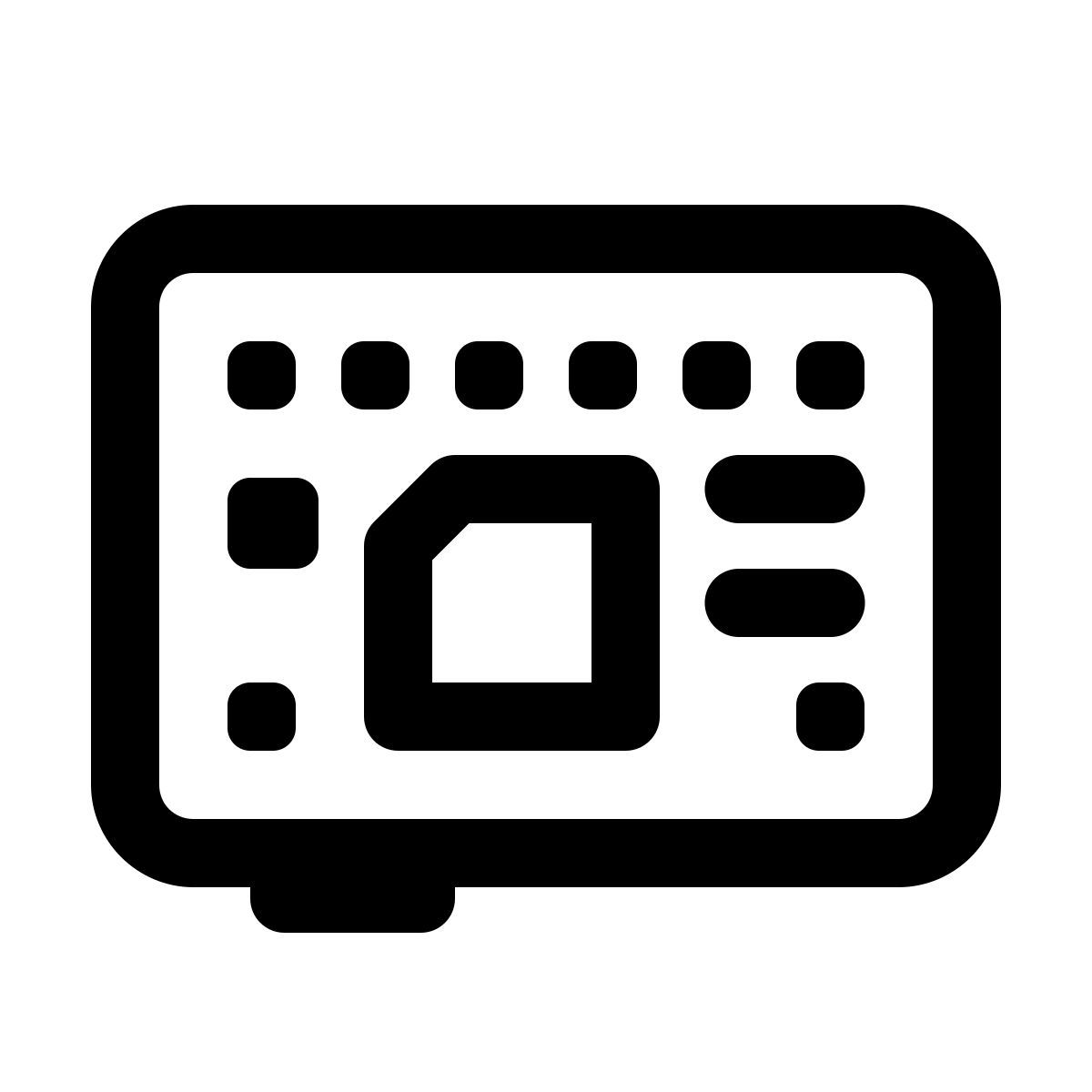windows 11 outline style raspberry pi zero icon