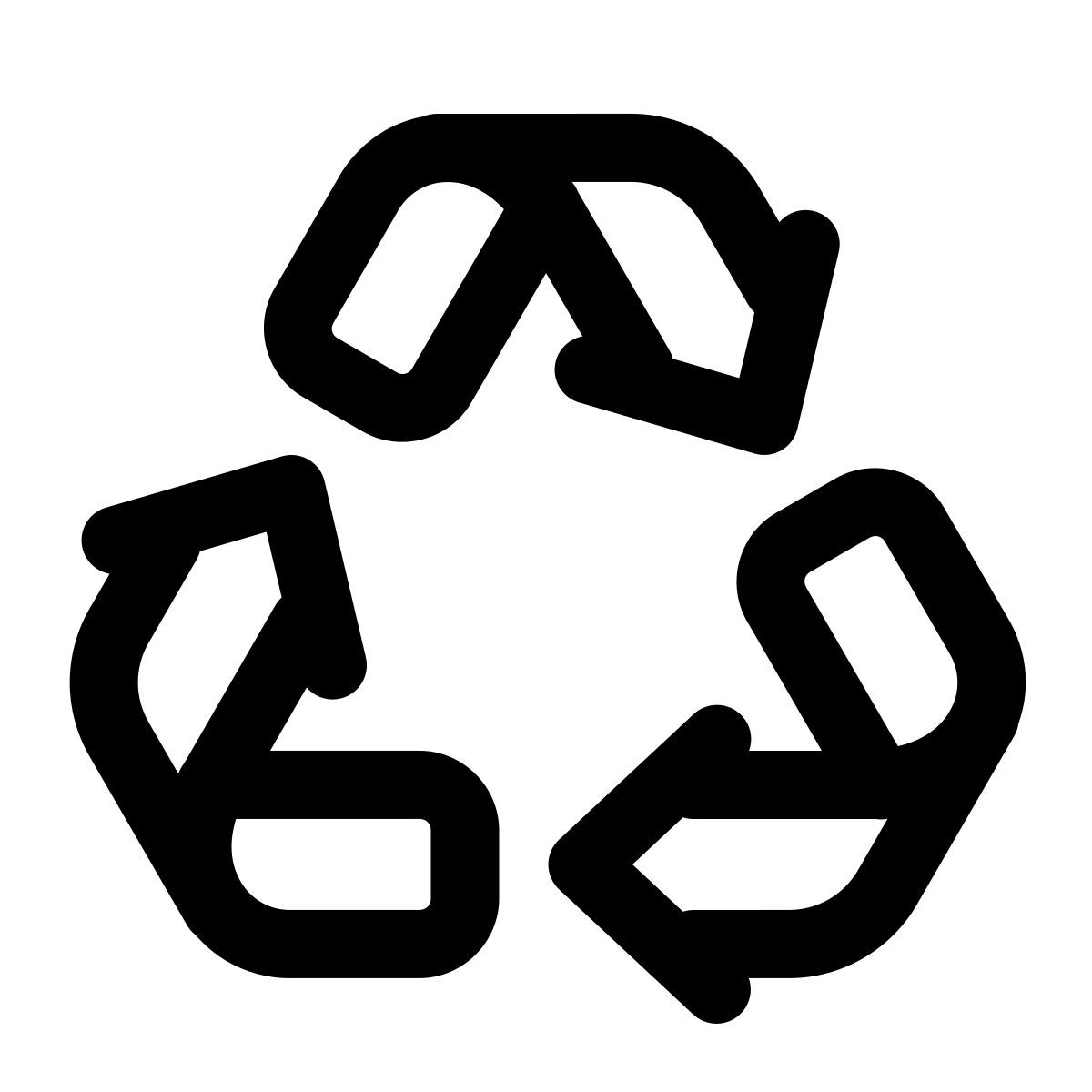 windows 11 outline style 回收符号 icon