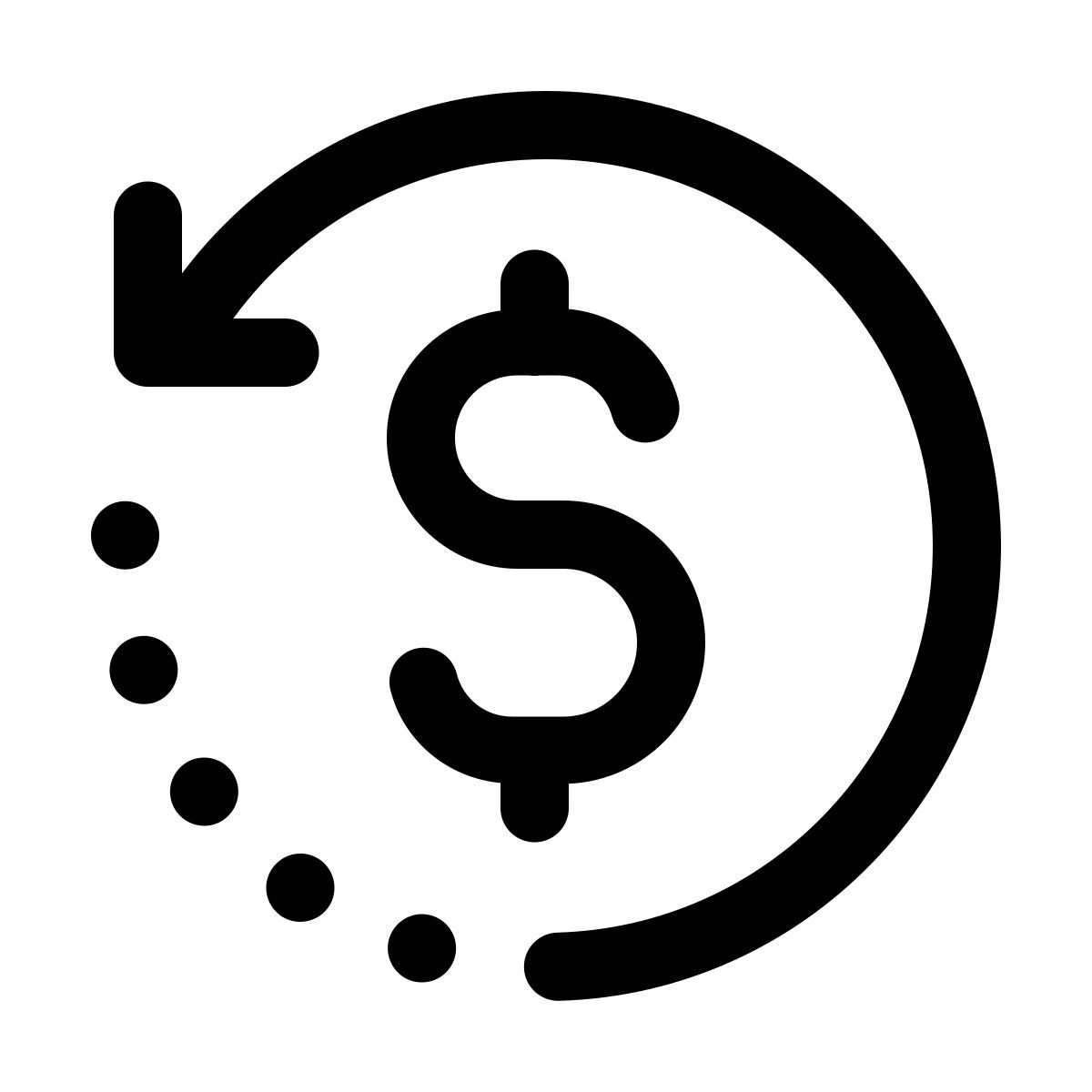 windows 11 outline style rückerstattung 2 icon