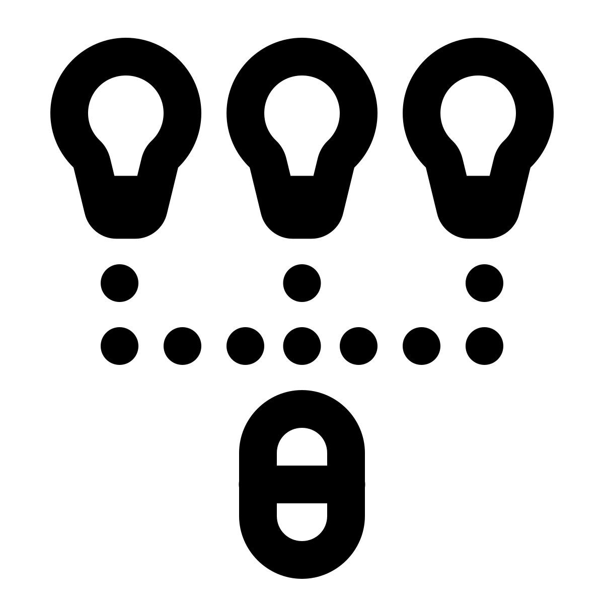 windows 11 outline style relay home automation icon