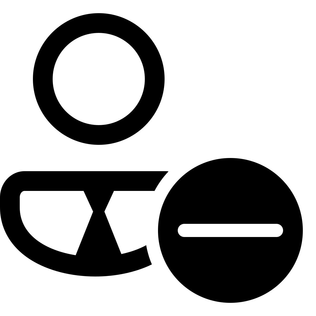 windows 11 outline style retire del administrador icon