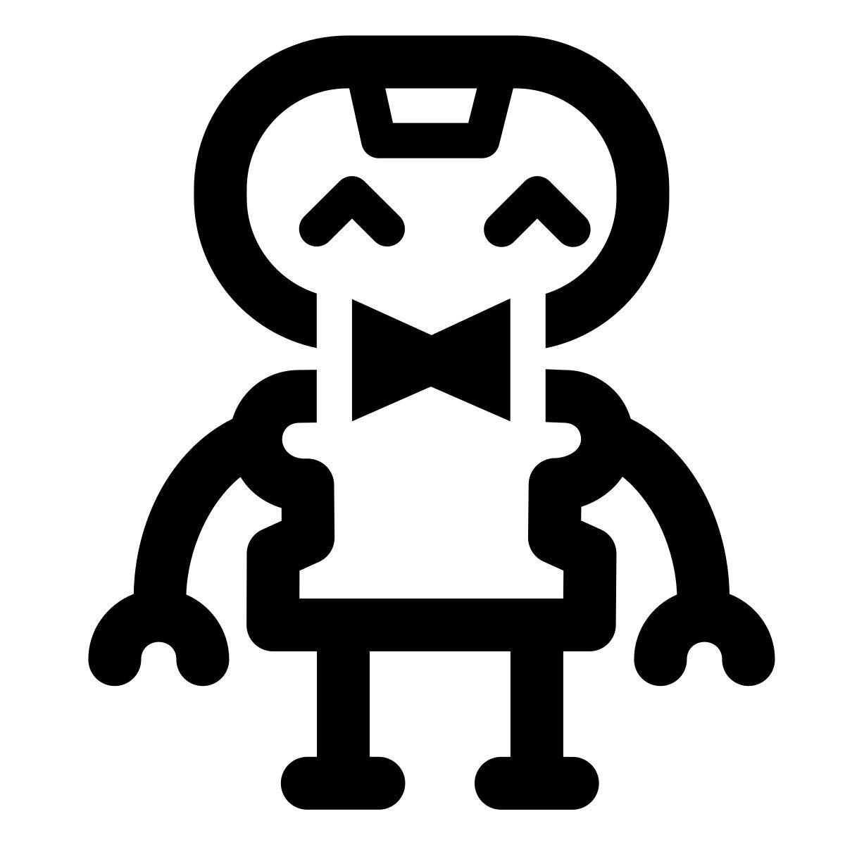 windows 11 outline style 机器人古斯塔夫 icon