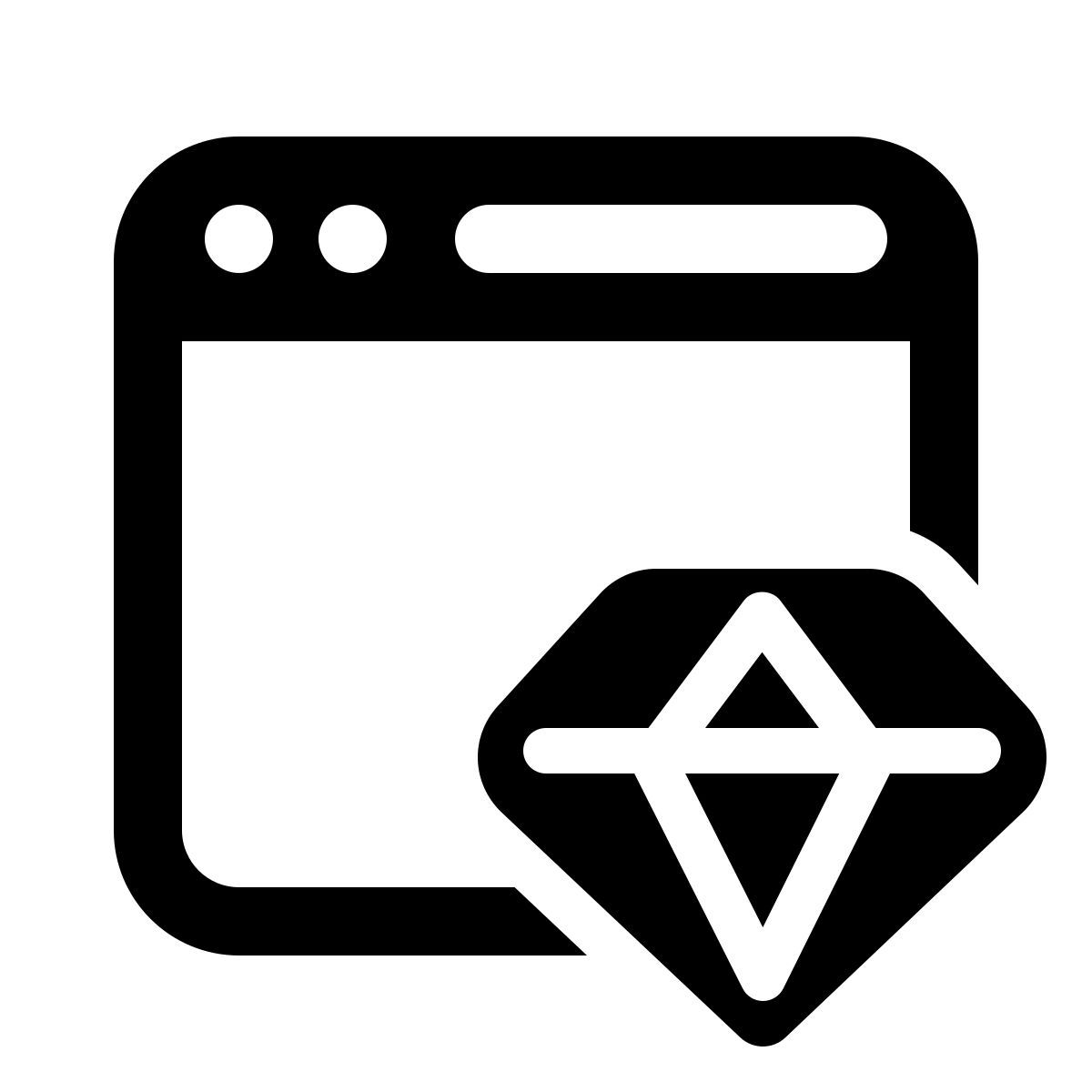 windows 11 outline style 루비 웹사이트 icon