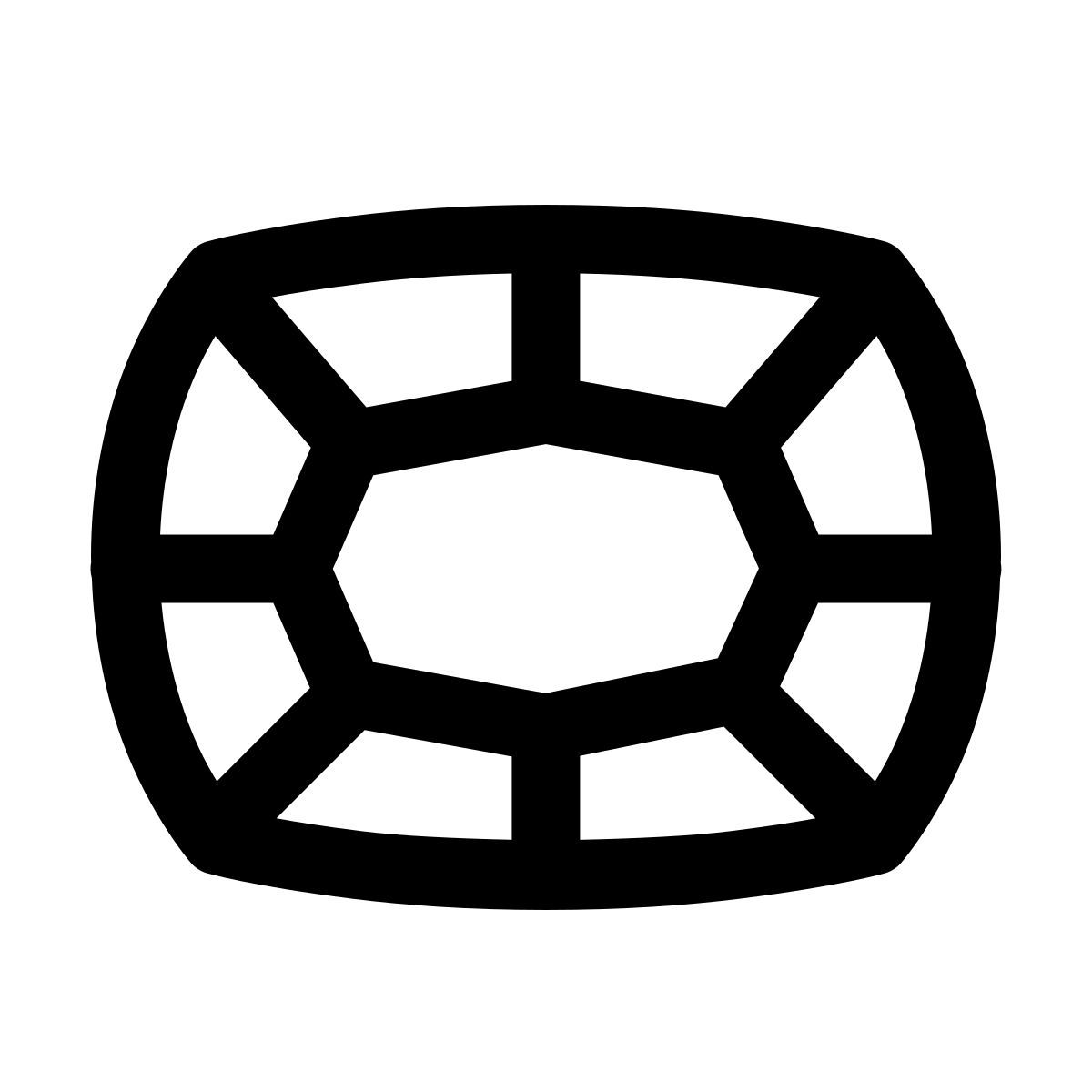 windows 11 outline style 红宝石 icon