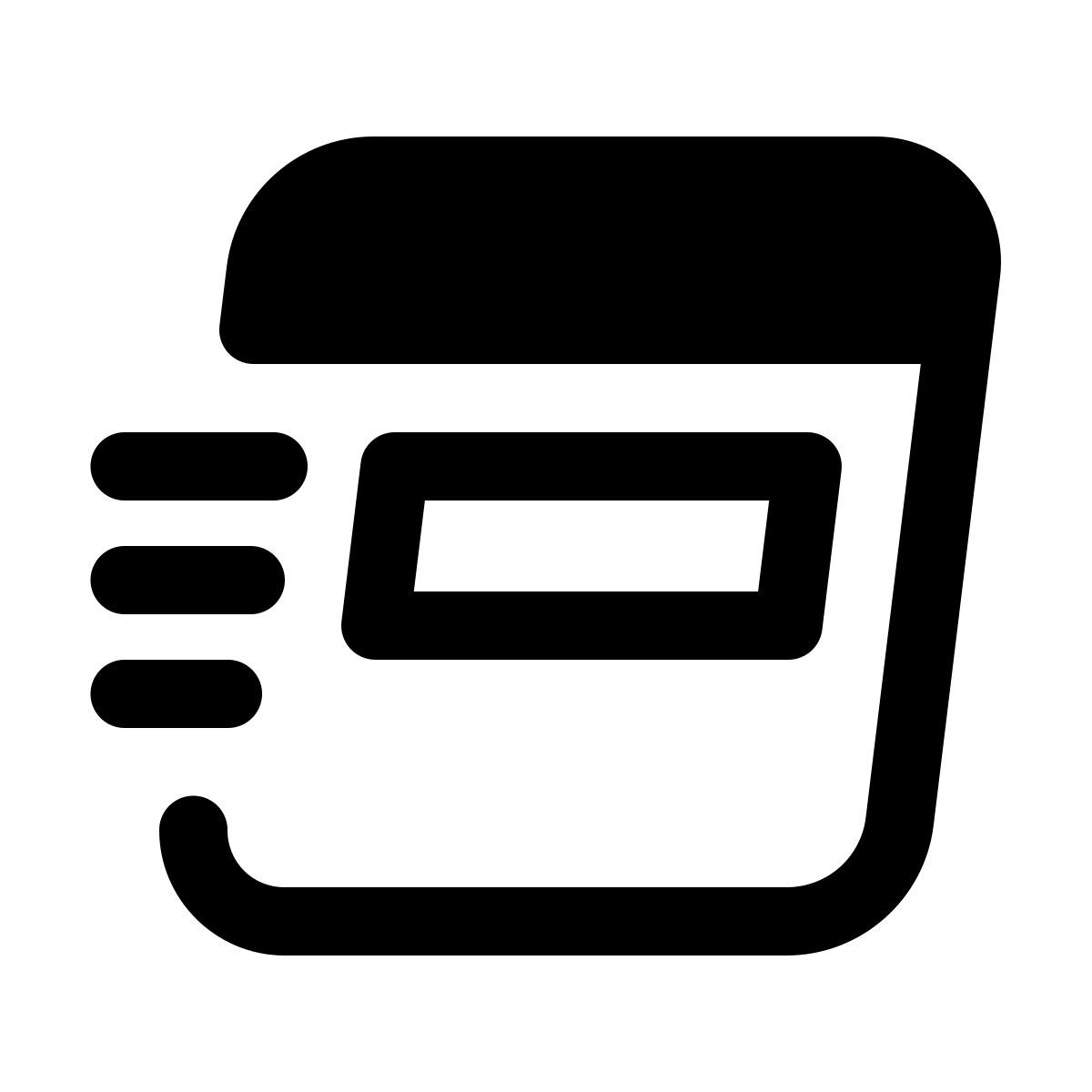 windows 11 outline style run command icon