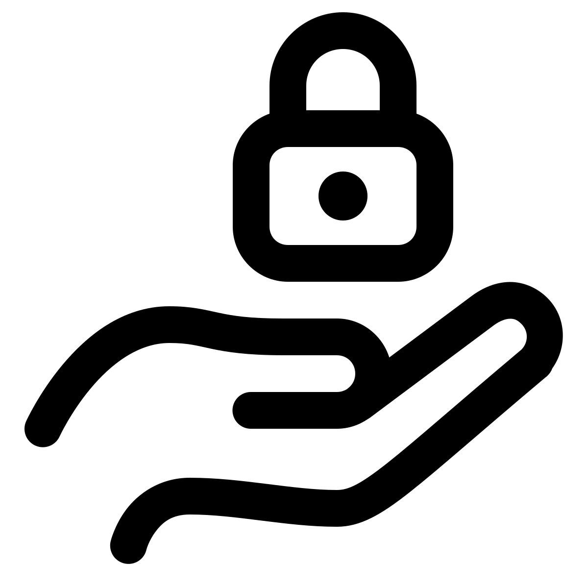 windows 11 outline style safety care icon