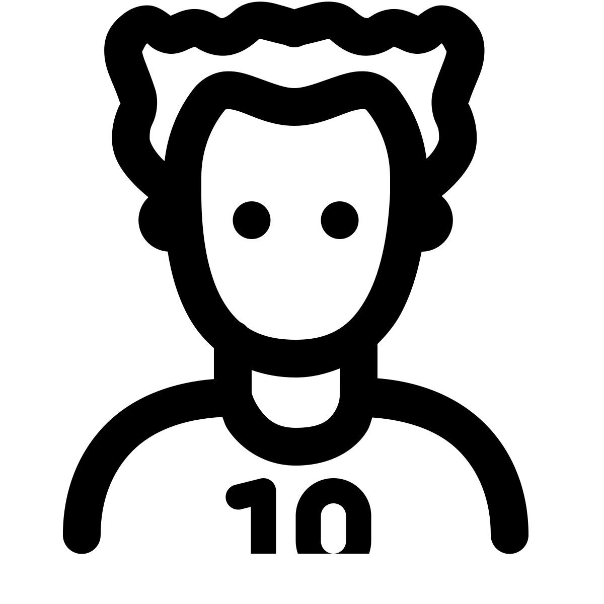 windows 11 outline style 萨拉赫 icon