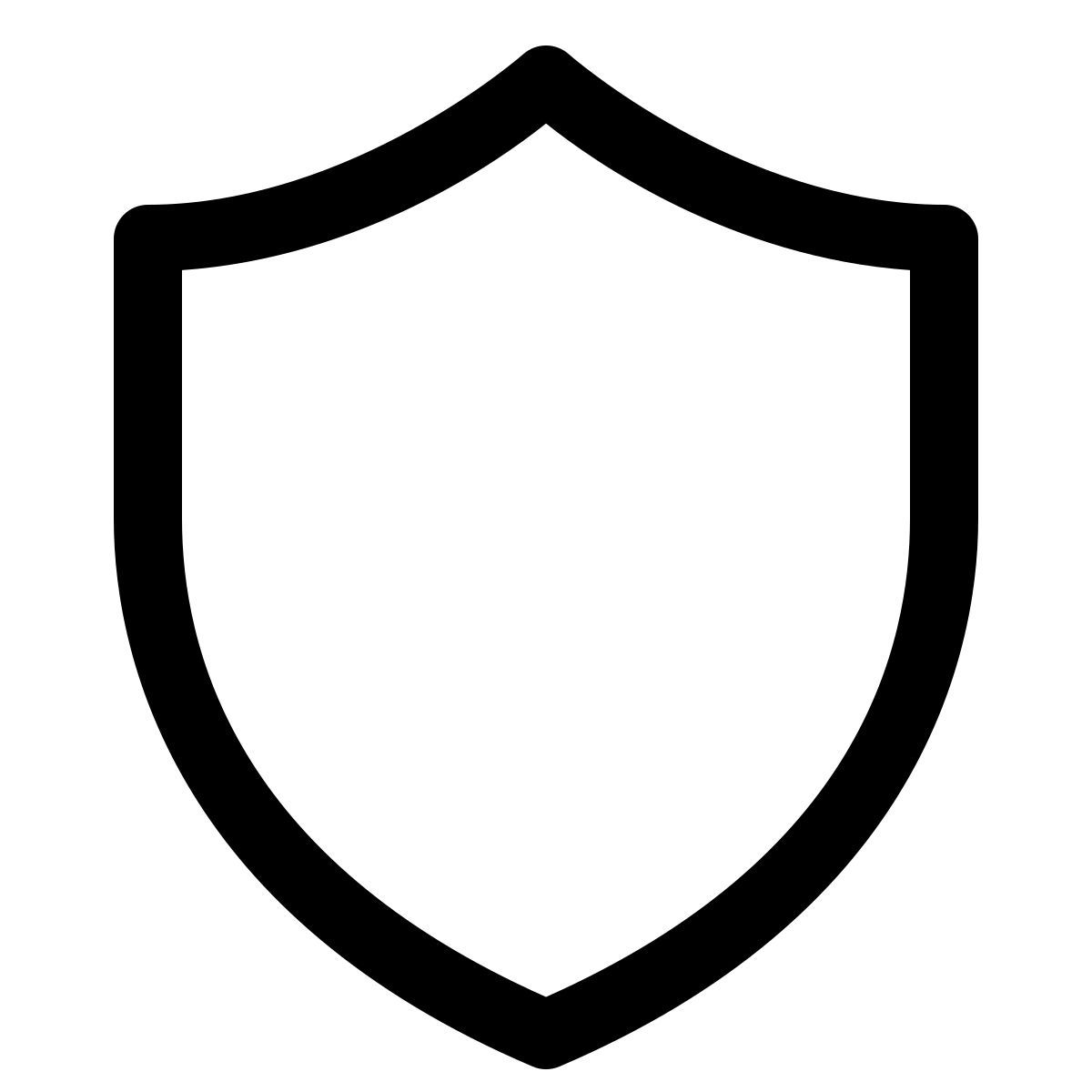 windows 11 outline style sicherheit geprüft icon