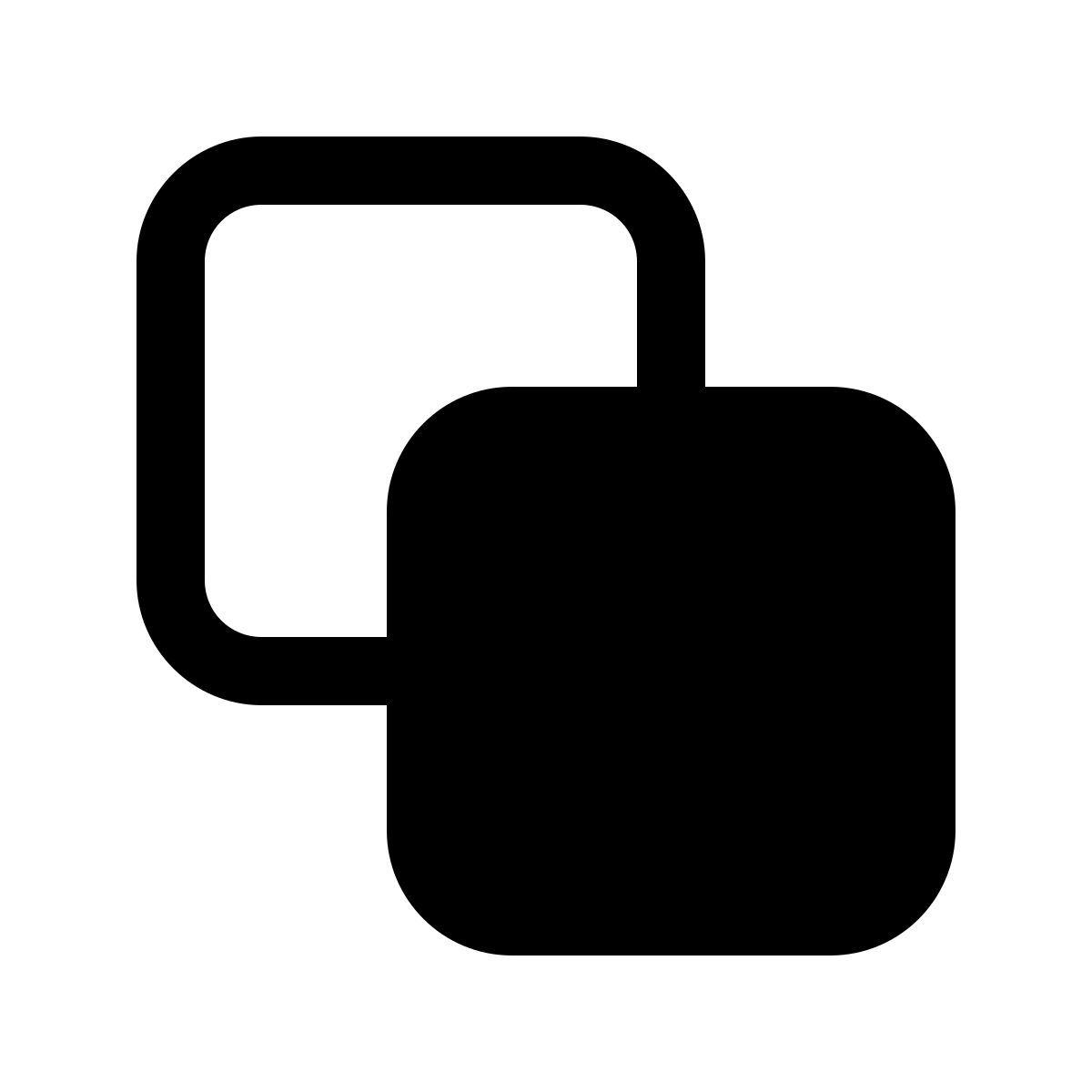 windows 11 outline style 后移 icon