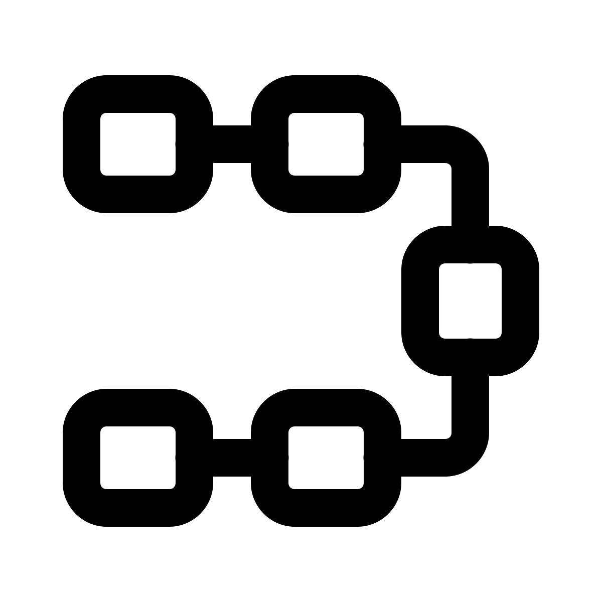 windows 11 outline style flow icon