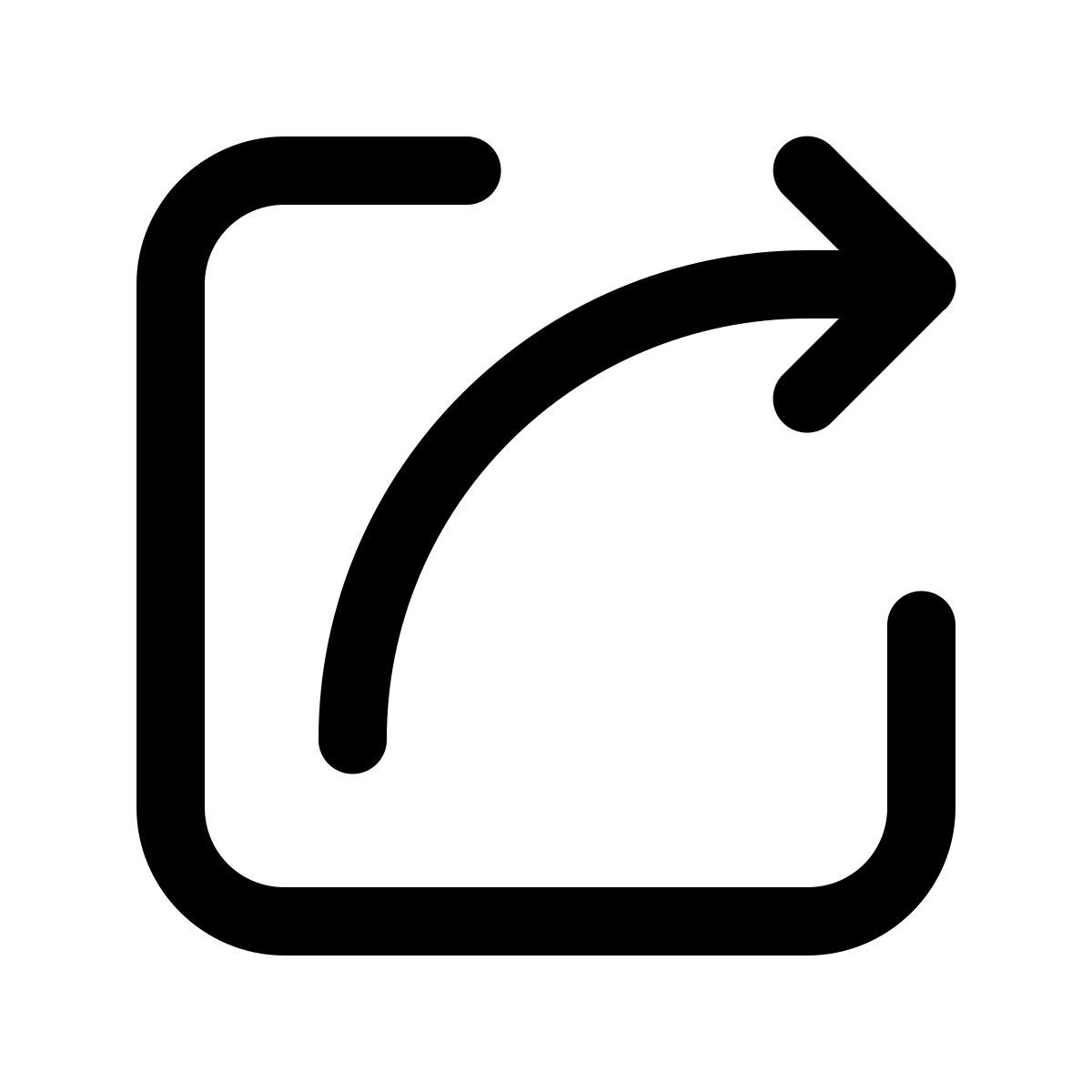 windows 11 outline style share icon