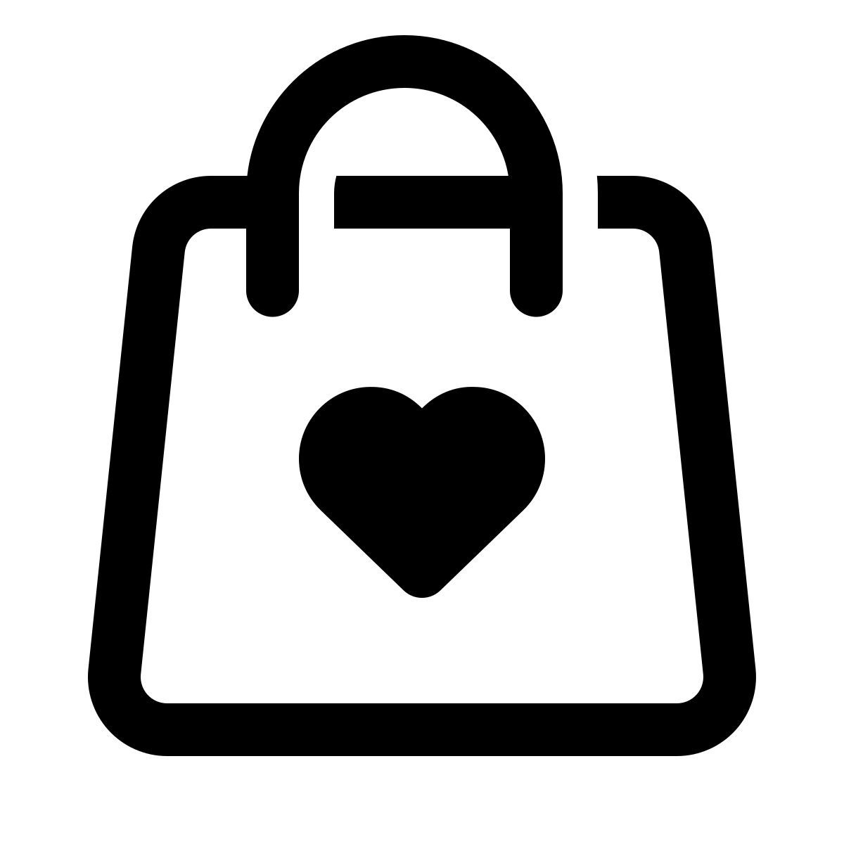 windows 11 outline style 쇼핑중독 icon