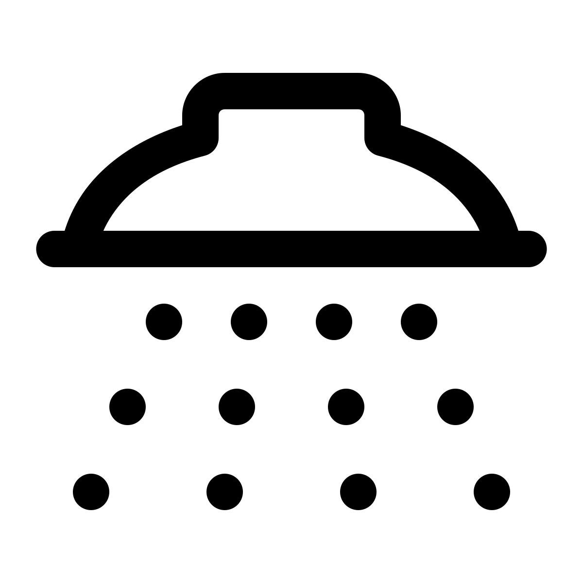 windows 11 outline style douche icon