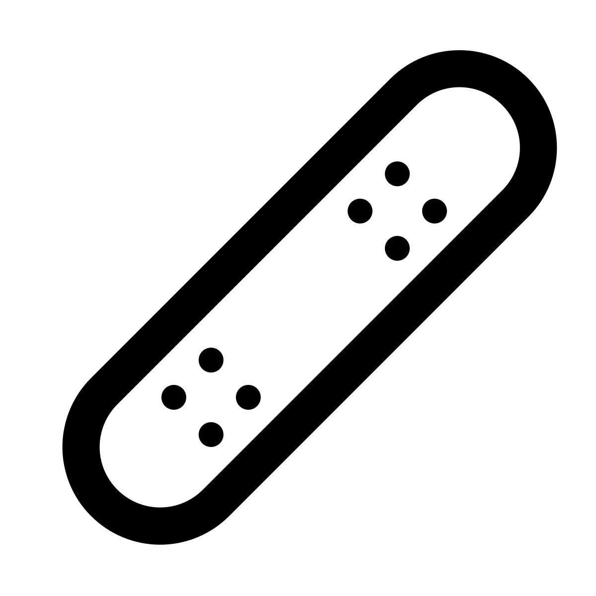 windows 11 outline style 无轮滑板 icon