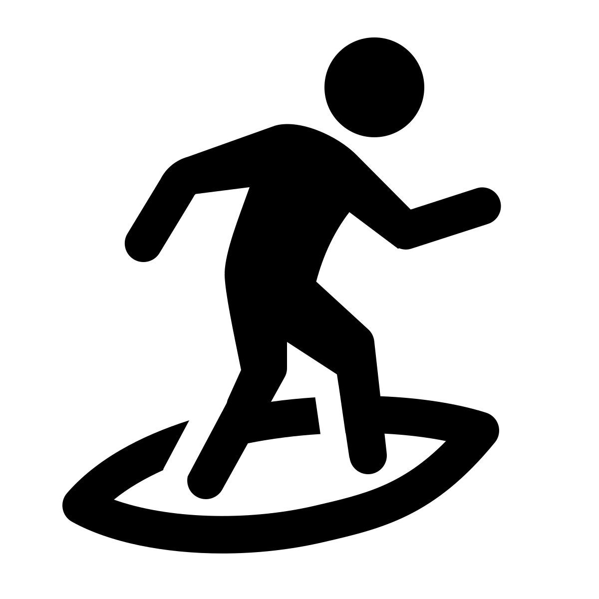 windows 11 outline style 浅滩冲浪 icon