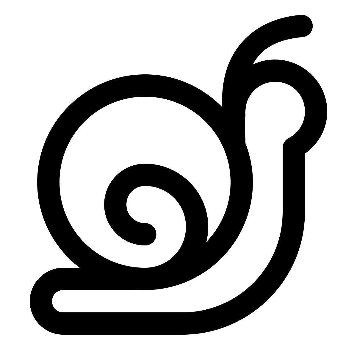 windows 11 outline style caracol icon