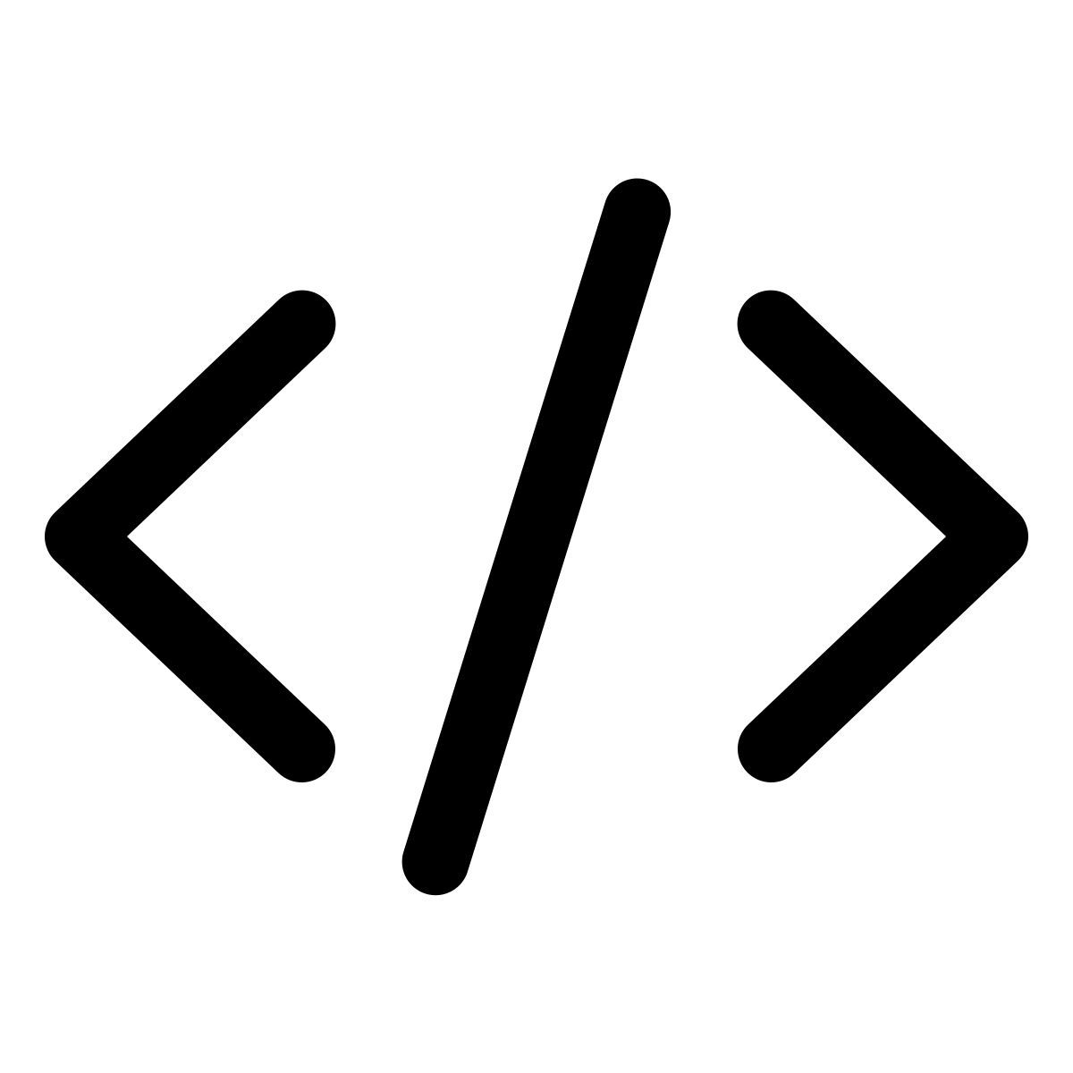 windows 11 outline style código fonte icon