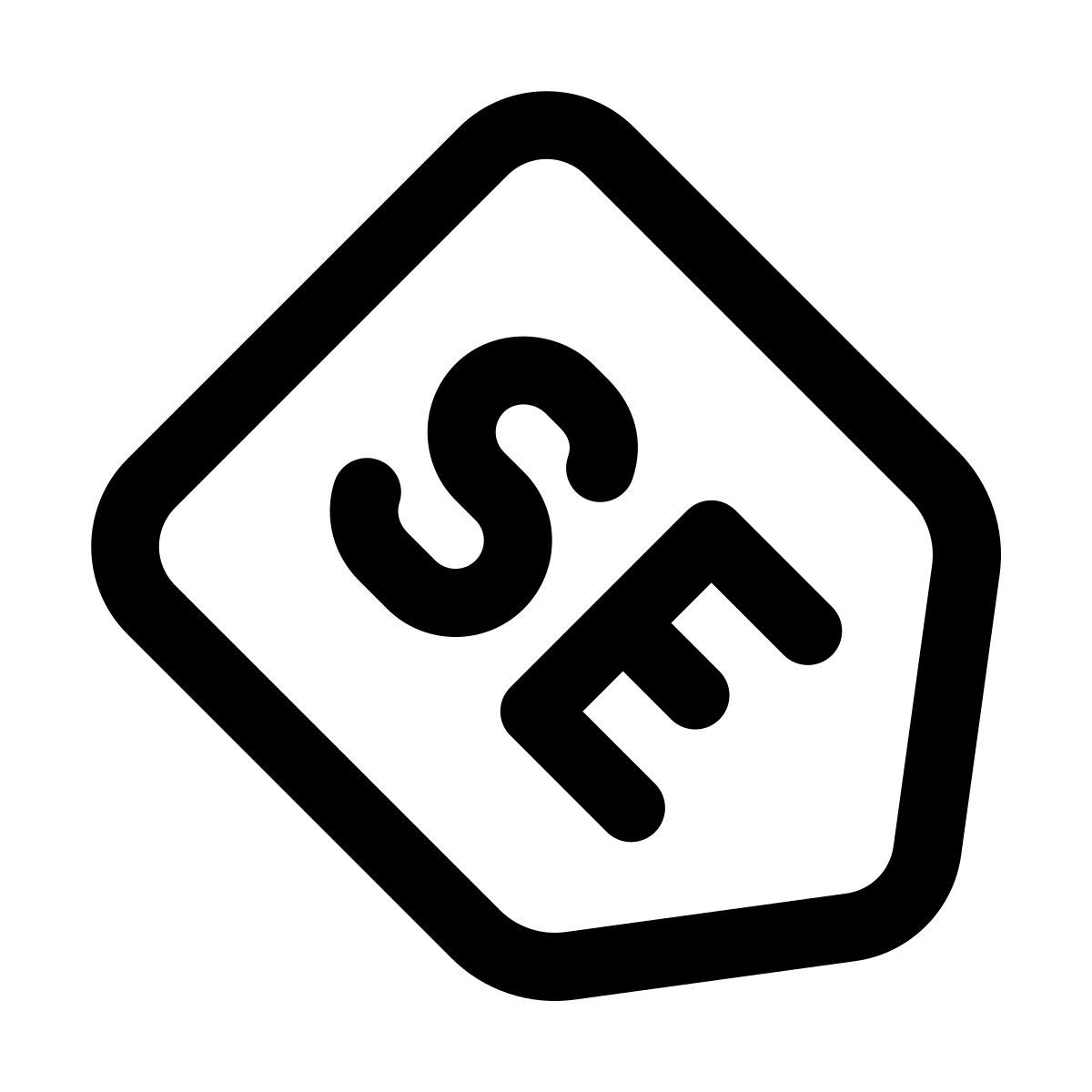 windows 11 outline style south east icon