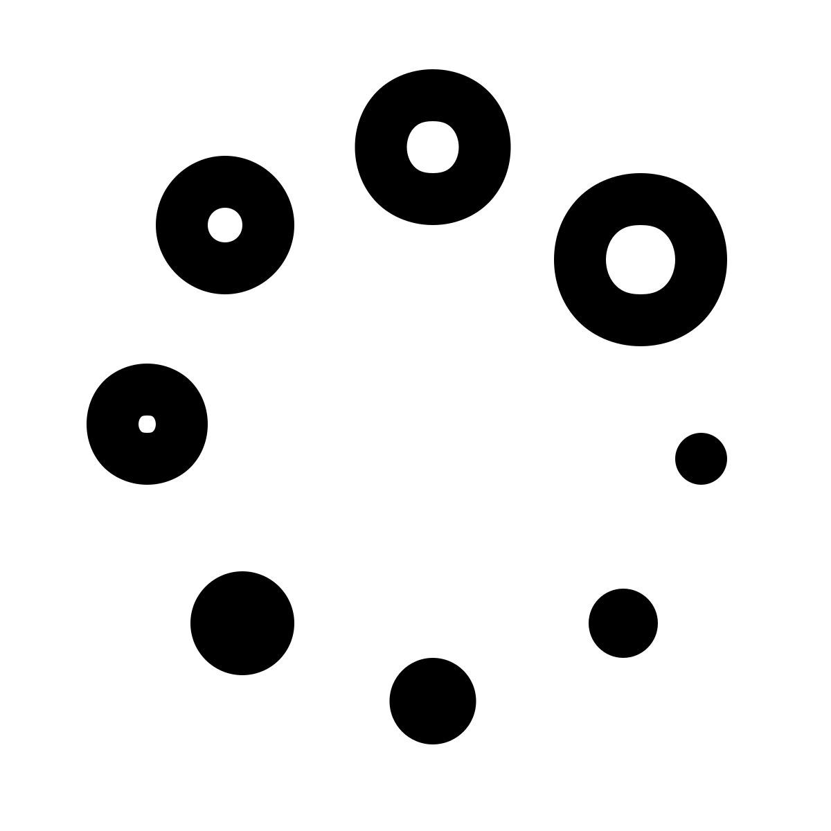 windows 11 outline style frame spinner  2 icon