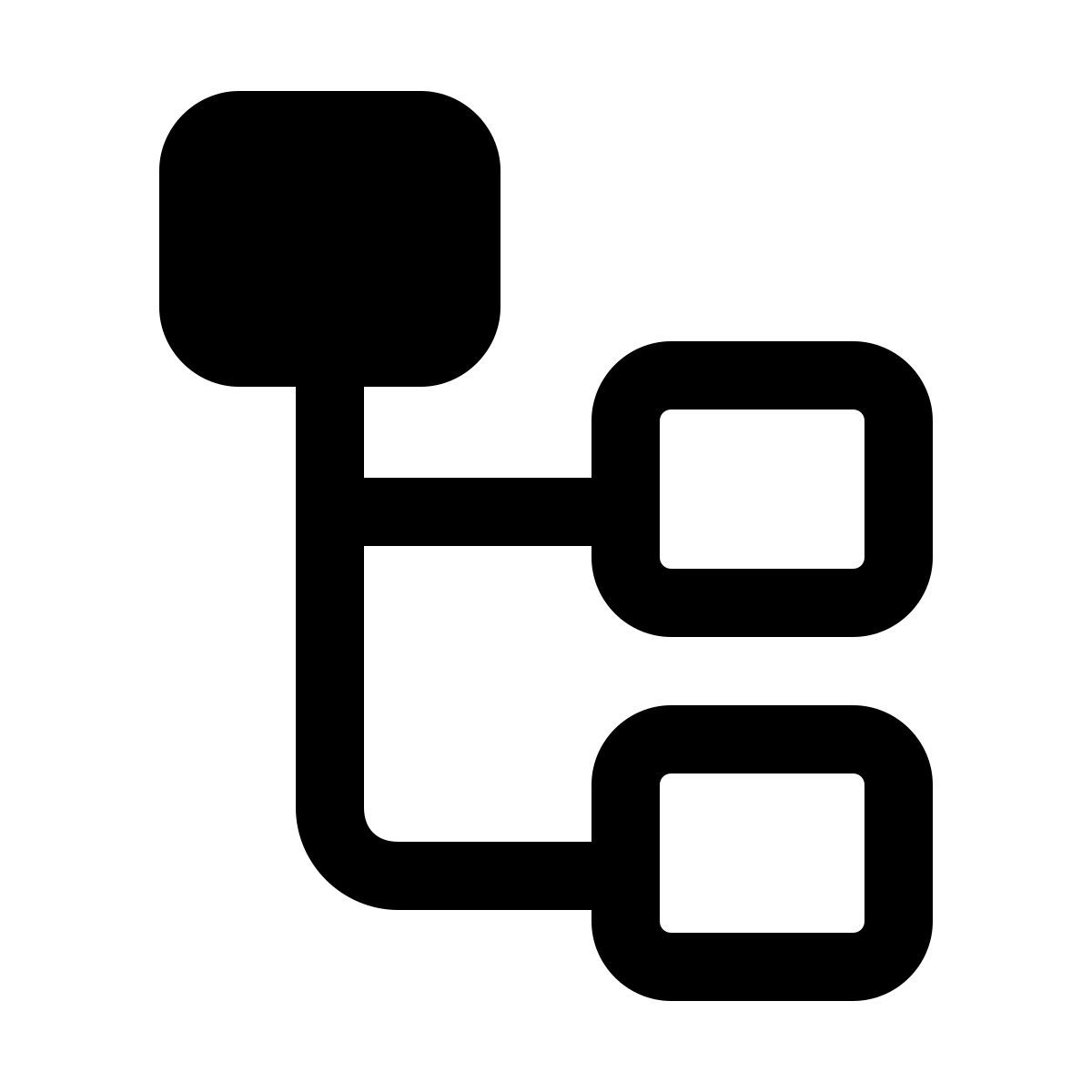 windows 11 outline style nodo padre evidenziato in alto icon