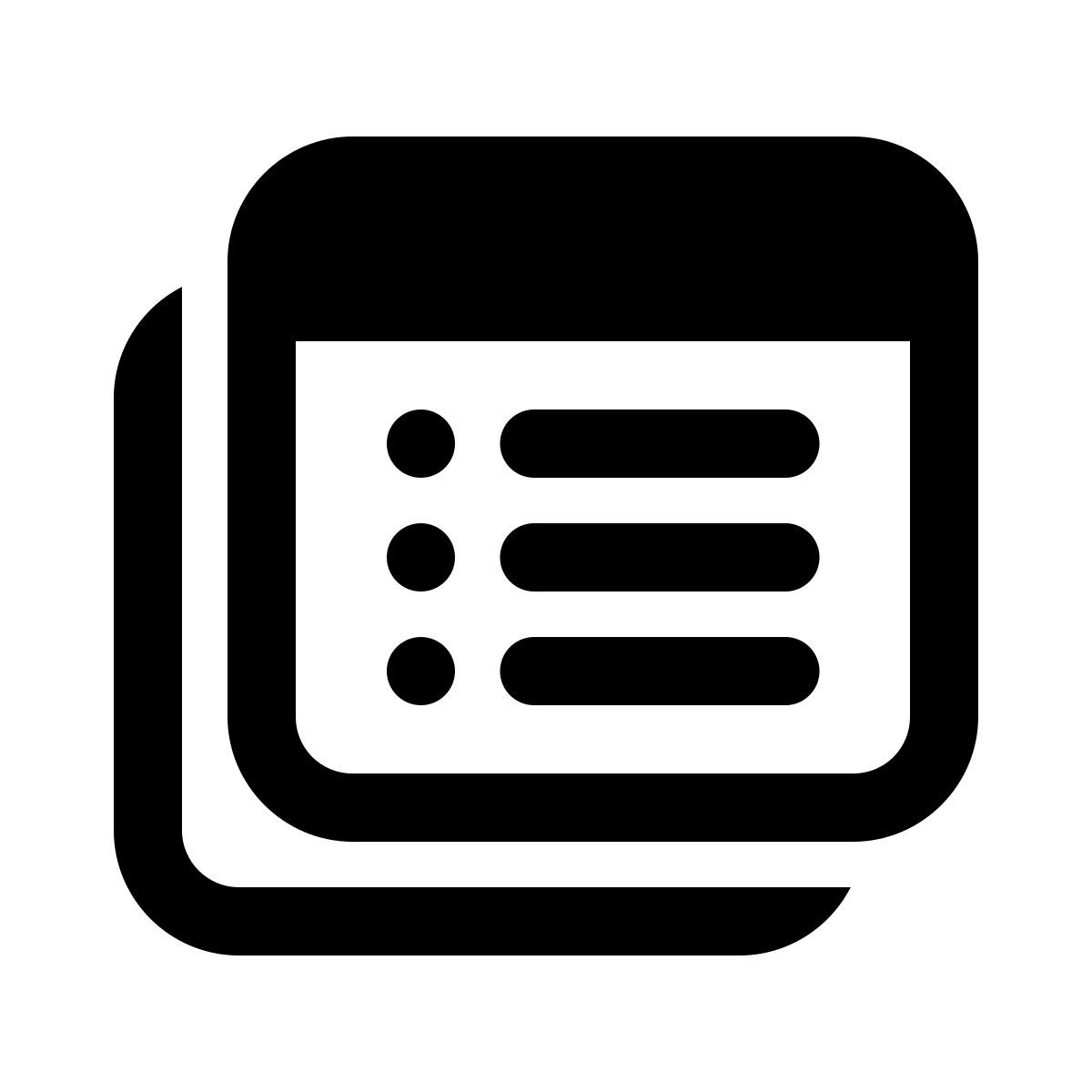 windows 11 outline style static views icon